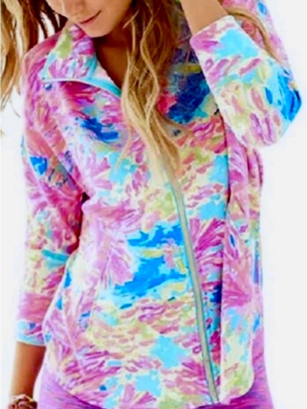 NWOT Lilly Pulitzer Deedee Swing Palm Beach Jacket 3/4 Sleeve Size XS Sku#138